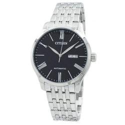 CITIZEN NH8350-59E MEN’S MECHANICAL GUNMETAL BRACELET WATCH - deluxe.com.ng