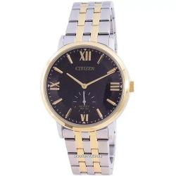 CITIZEN BE9176-76E MEN’S SLEEK BLACK DIAL TWO-TONE BRACELET SMALL WATCH - deluxe.com.ng