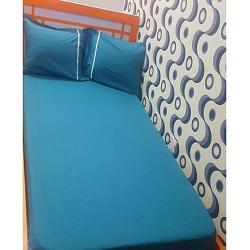Deluxe Plain Green Bedsheet 