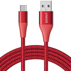 Anker Powerline+ II USB-C to USB-A Cable |A8463091| (6ft) – Red
