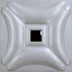 3D BEIGE LEATHER WALL PANEL - XK-55 