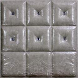 3D BEIGE LEATHER WALL PANEL - XK-62 