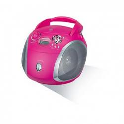GRundig Portable Radio  RCD 1445 USB Pink/ Silver