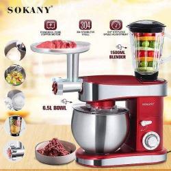 Sokany | 3 In 1 Stand Mixer, Juice Extractor And Meat Grinder- deluxe.com.ng