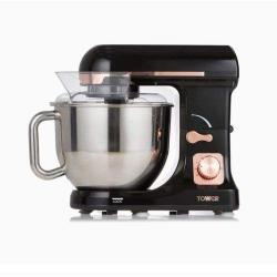 Tower | 5L Stainless Steel Stand Mixer, 1000W - Rose Gold- deluxe.com.ng