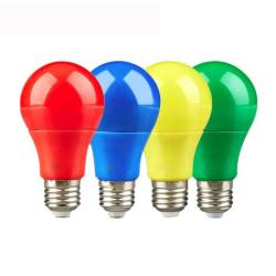CLOUD ENERGY | 7W AC BULB COLOURED GREEN/RED/BLUE-deluxe.com.ng