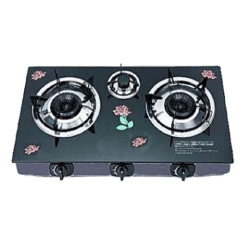 NEWCASTLE COOKING GAS | 3 BURNERS TABLETOP GAS COOKER - NC-8303 - deluxe.com.ng
