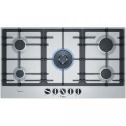 Bosch Serie  6 90 cm 5 Gas Burner hob, Stainless steel PCR9A5B90 - deluxe.com.ng
