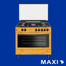 MAXI Gas Cooker 60*90  5B WOOD- deluxe.com.ng