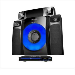 POLYSTAR MICRO SET+DVD PLAYER MINI HOME THEATRE | PV-861-3.1 - deluxe.com.ng