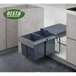 NESTA Quality Double waste Bin
