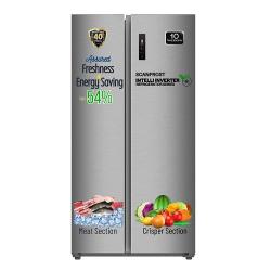 Scanfrost 436L Side-By-Side Refrigerator | SFSBS450ME - deluxe.com.ng