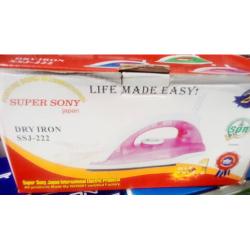 SUPER SONY DRY IRON SSJ-222 (NDU) - deluxe.com.ng
