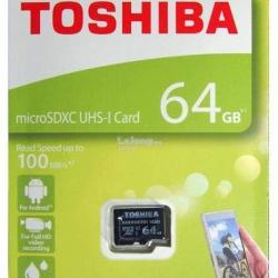 TOSHIBA MICRO SD CARD -64GB
