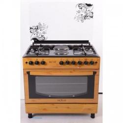 Nexus (4+2) Burner Turkey Gas Cooker( Wood Finish) | NX-9002 - deluxe.com.ng