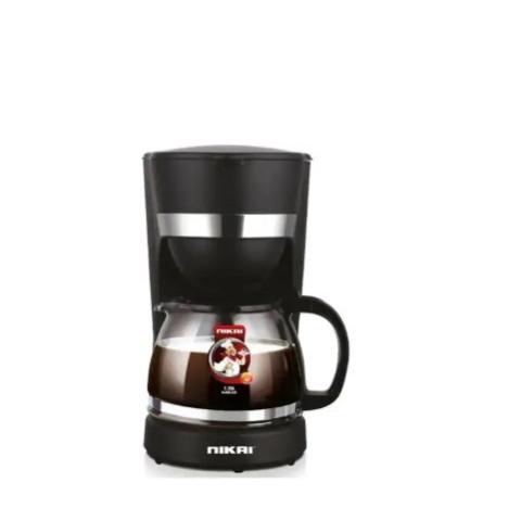 Nikai 1.25 Liter Coffee Maker, Anti-Drip Function, 750 Watts, Keep Warm Function, Glass Jar, 2 year Warranty - NCM1210AX