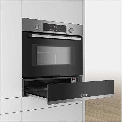 Bosch Serie 8 Built-in Warming Drawer, Brushed Steel BIC630NS1B - deluxe.com.ng