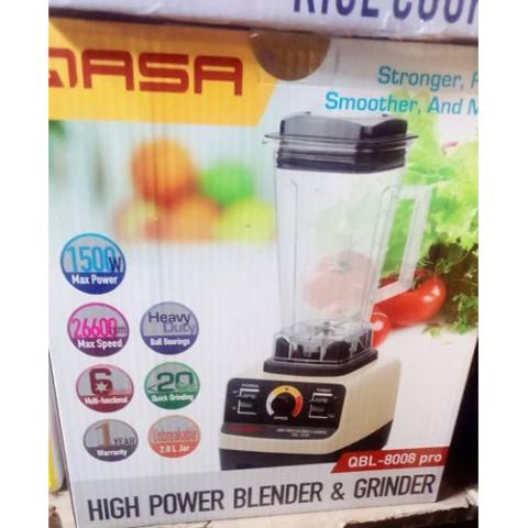 QASA HIGH POWER BLENDER & GRINDER QBL-8008Pro - deluxe.com.ng