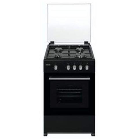BRUHM 50X55 4 Gas Burner Cooker | BGC-55401B  Black - deluxe.com.ng