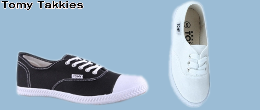 tomy takkies white