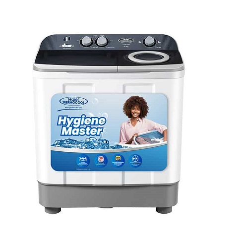 HAIER THERMOCOOL Semi Automatic WASHING MACHINE TLSA10AD 10.2KG - Deluxe.com.ng