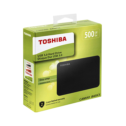 TOSHIBA CANVIO CONECT II 500GB EXT HDD - deluxe.com.ng