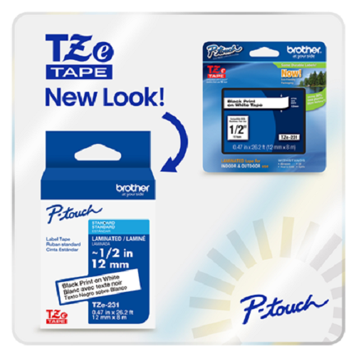 BROTHER LABELING TAPES   TZE 251 - deluxe.com.ng