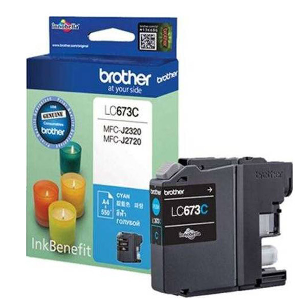  Brother Ink Cartridge Cyan  Lc673c - deluxe.com.ng